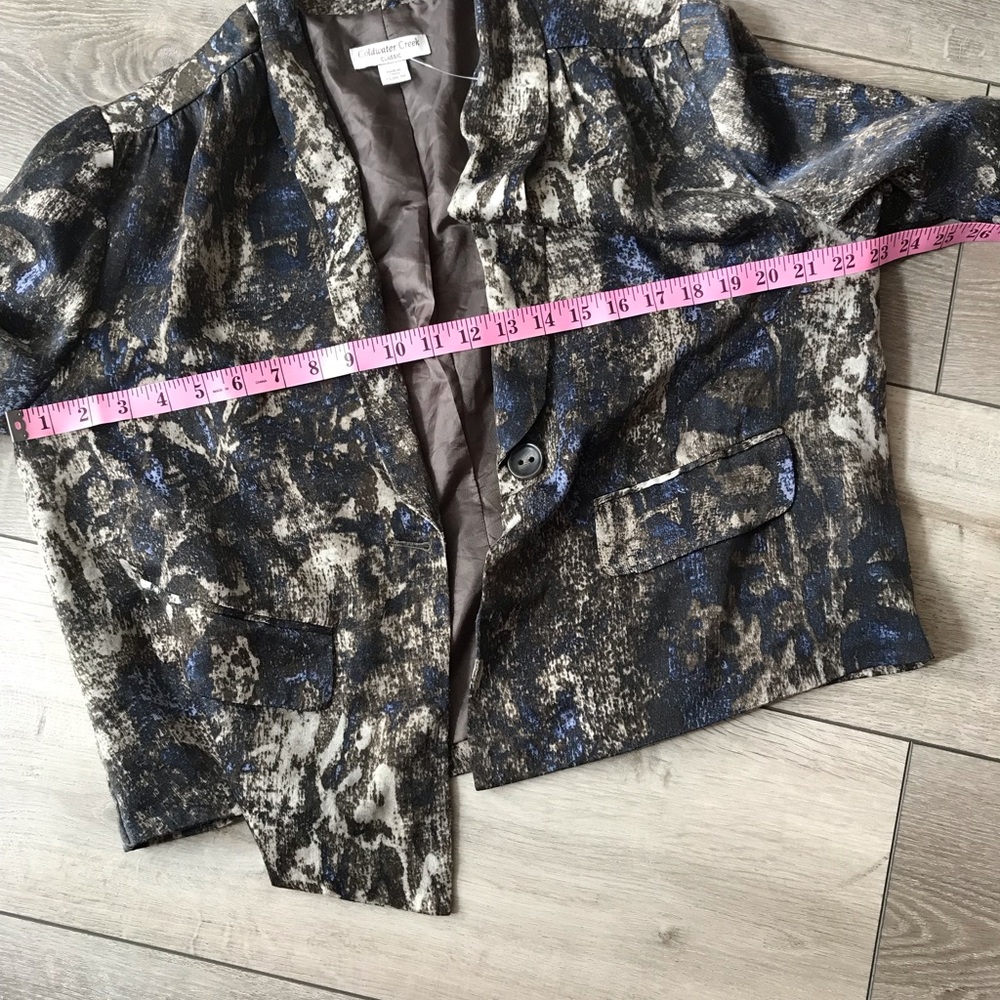 COLDWATER CREEK CLASSIC BLAZER PETITE LARGE 14-16   EUC - Picture 7 of 11